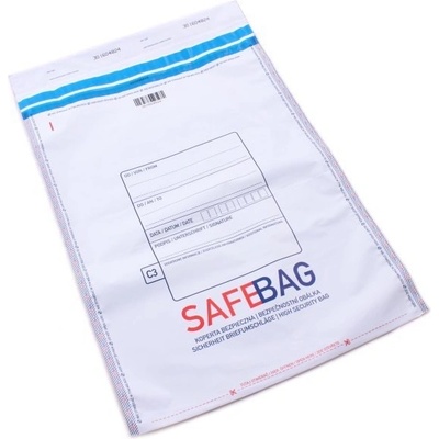 Bezpečnostní LDPE obálka C3, 335*475 mm, bílá