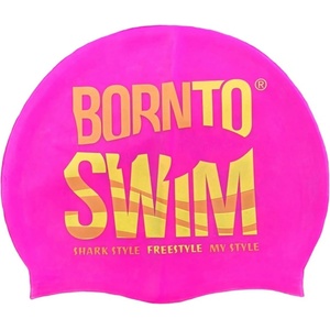 BornToSwim silicone cap junior светло розов