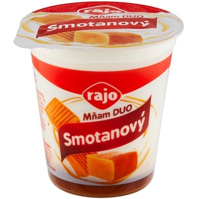 Rajo Mňam Duo Smotanový jogurt karamelový 145 g