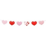 GoDan Paper Garland Hearts, patterns, 200 cm PF-GPSW