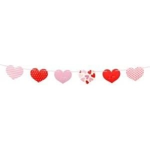 GoDan Paper Garland Hearts, patterns, 200 cm PF-GPSW