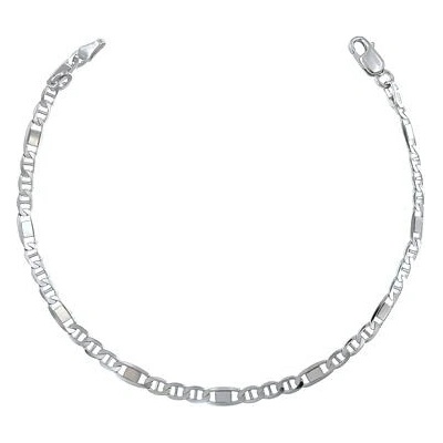 INFINITYSILVER Stříbrný náramek FLAT MARINA ALT 2024080G618