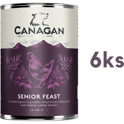 Canagan Dog senior s kloubní výživou 6 x 400 g