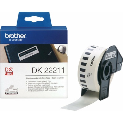 BROTHER DK-22211 bílá filmová role 29mm x 15,24m