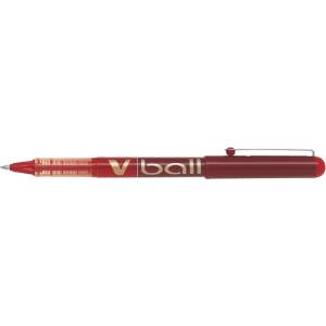 Pilot Писалка Pilot Ball-liner с капачка V-Ball 0, 7 червена (134722)