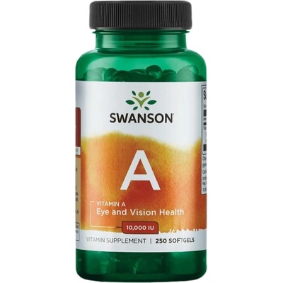 Swanson Vitamin A 10000 IU [250 дражета]