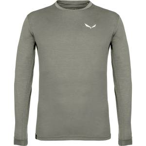Salewa Мъжка блуза с дълъг ръкав Salewa Puez Melange Dry L/S Tee Sport shirt - Faded Green Melange (016-5111-1511)