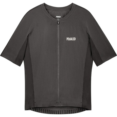 Pedaled Мъжка фланелка с къс ръкав за колоездене Pedaled Element Pro Jersey Cycling jersey - Black - размер XL (056-4242-0114)