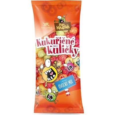 Unopol Křupky kukuř. ovocné kuličky 50 g