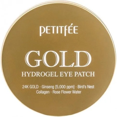 Petitfee Gold Hydrogel Eye Patch, хидрогелни пачове за очи със злато
