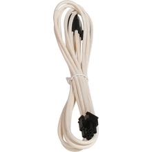 BitFenix BFA-MSC-6PEG45WK-RP Alchemy 6-Pin PCIe Cable 45cm - Sleeved White/Black