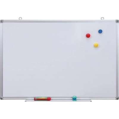 Office1 Бяла дъска, 90 x 120 cm, магнитна, с алуминиева рамка (1077140065)