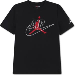 Air Jordan Тениска Air Jordan Kids Swoosh Jumpman Cotton Short-Sleeve T-Shirt - Black