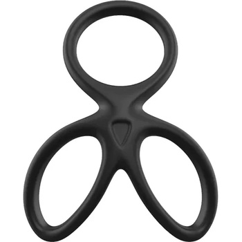 Image 1 of Beast Rings Троен пенис ринг - пристегач "llq black