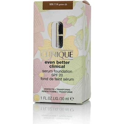 Clinique Even Better Clinical Serum Foundation SPF 20 ošetrujúci make-up SPF 20 WN 114 Golden 30 ml