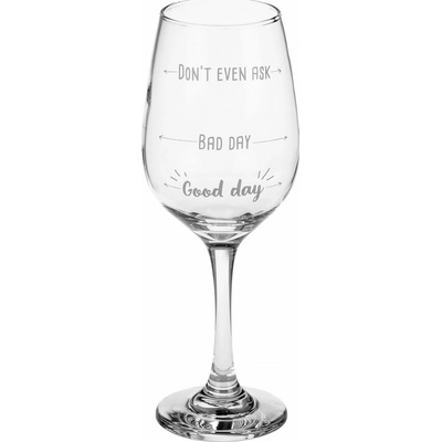 GiftyCity Pohár na víno na náročný deň 420 ml