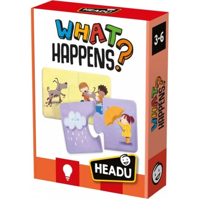 Headu Детска игра Headu - Какво се случва? (английски език) (HMU51395)