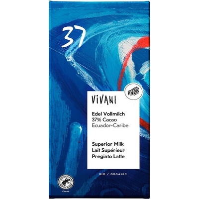 Vivani Mliečna čokoláda 37% Ecuador Caribe 100 g
