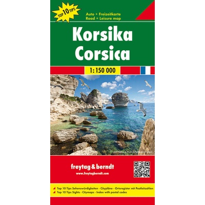 mapa Korsika 1:150 t.