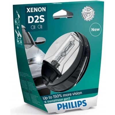 Philips xenónová výbojka D2S X-tremeVision gen2 85122XV2S1 85V 35W - 1ks/blister PHILIPS 85122XV2S1