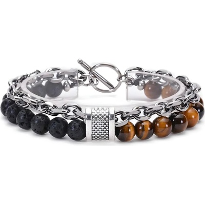 HARAHU Гривна ma-34429 - Черна / Кафява kp34429 (ma-34429)