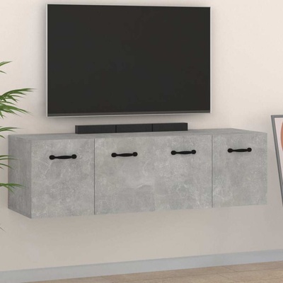 vidaXL Nástěnné skříňky 2 ks 80x35x36,5 cm kompozitní dřevo [3115657] Betonová šedá