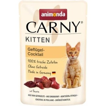 Carny Kitten drůbeží koktejl 3 x 85 g