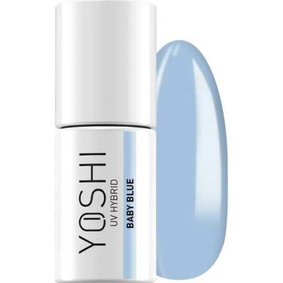 Yoshi Hybridní lak na nehty 801 Baby Blue blátivý pastel 6 ml