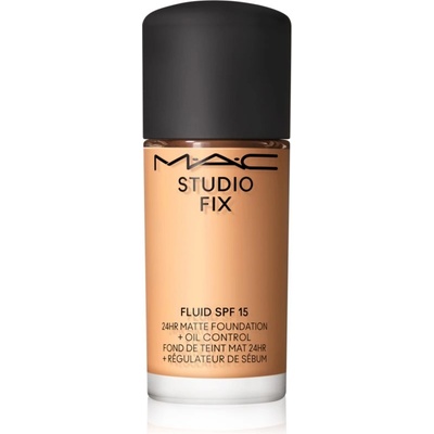 MAC Cosmetics Mini Studio Fix Fluid SPF 15 24HR Matte Foundation + Oil Control матиращ фон дьо тен SPF 15 цвят NC20 15ml