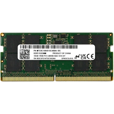 Micron DDR5 16GB 4800MHz CL40 MTC8C1084S1SC48BA1