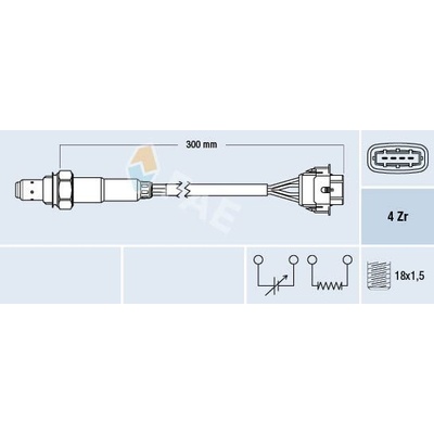 Lambda sonda FAE 77246