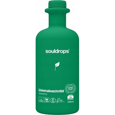 SOULDROP Tekutý prací prostředek na černé prádlo, Na barevné prádlo 1,3 l