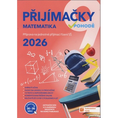 Přijímačky 9 Matematika + E-learning 2026 – Zboží Dáma