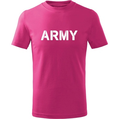 Dragowa detské krátke tričko Army ružová