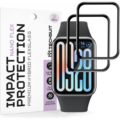Techsuit Протектор за Xiaomi Smart Band 9 Pro - Nano Flex (2 pack) - Techsuit - Черен