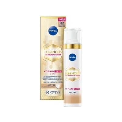 NIVEA Cellular Luminous630 proti pigmentovým skvrnám CC-Fluid SPF 30 Pleťové fluidum Ženy 40 ml