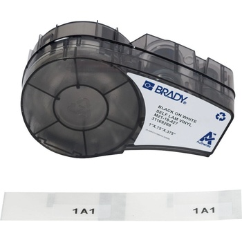Brady M21-18-427 / 152084, 25.40 mm, Vinyl, черно копиране / бял фон (152084)