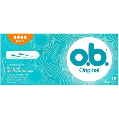 o.b. Original Super hygienické tampóny 16 ks