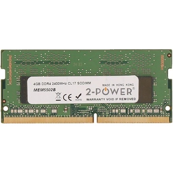 2-Power SODIMM DDR4 4GB 2400MHz CL17 MEM5502B