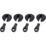 HOBBYTECH Накрайници амортисьори Hobbytech Shocks Rod-end with spring maintain, 4+4 Pcs. ROG-006 (ROG-006)
