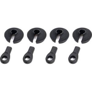 HOBBYTECH Накрайници амортисьори Hobbytech Shocks Rod-end with spring maintain, 4+4 Pcs. ROG-006 (ROG-006)