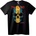 NOONEBRAND Тениска Барбадос Флаг Skull - XXS, Black