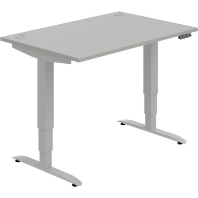 OFFICE PRO s.r.o. HOBIS výškovo nastaviteľný stôl 120 cm, pamäť.ovlad. - MOTION MS 3M 1200, sivá