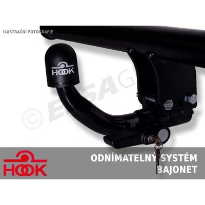 Tažné zařízení Mazda CX-5 2017-2021 , odnímatelný bajonet, HOOK