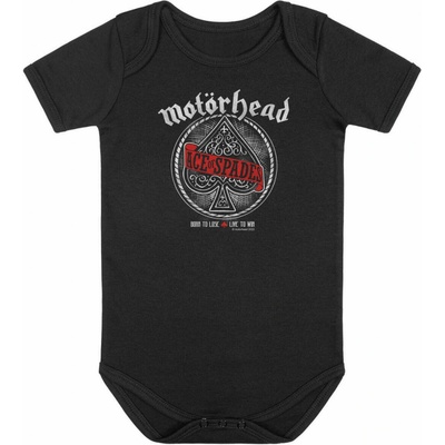 detské body METAL KIDS Motörhead Red Banner Čierna