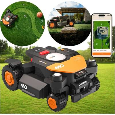 WORX WR340E Vision Cloud 4WD 600 m2 RTK + AI V-SLAM Stereo