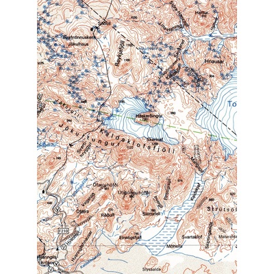 Porsmork Landmannalaugar Island 1:100t mapa FERDAKORT