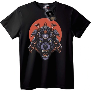 NOONEBRAND Тениска Самурай Мечка - M, Black