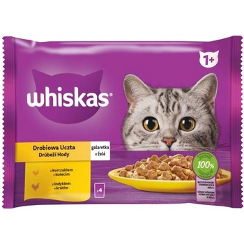 Whiskas Adult poultry in aspic 4x85 g