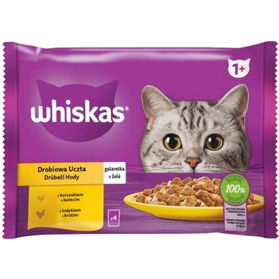 Whiskas Adult poultry in aspic 4x85 g